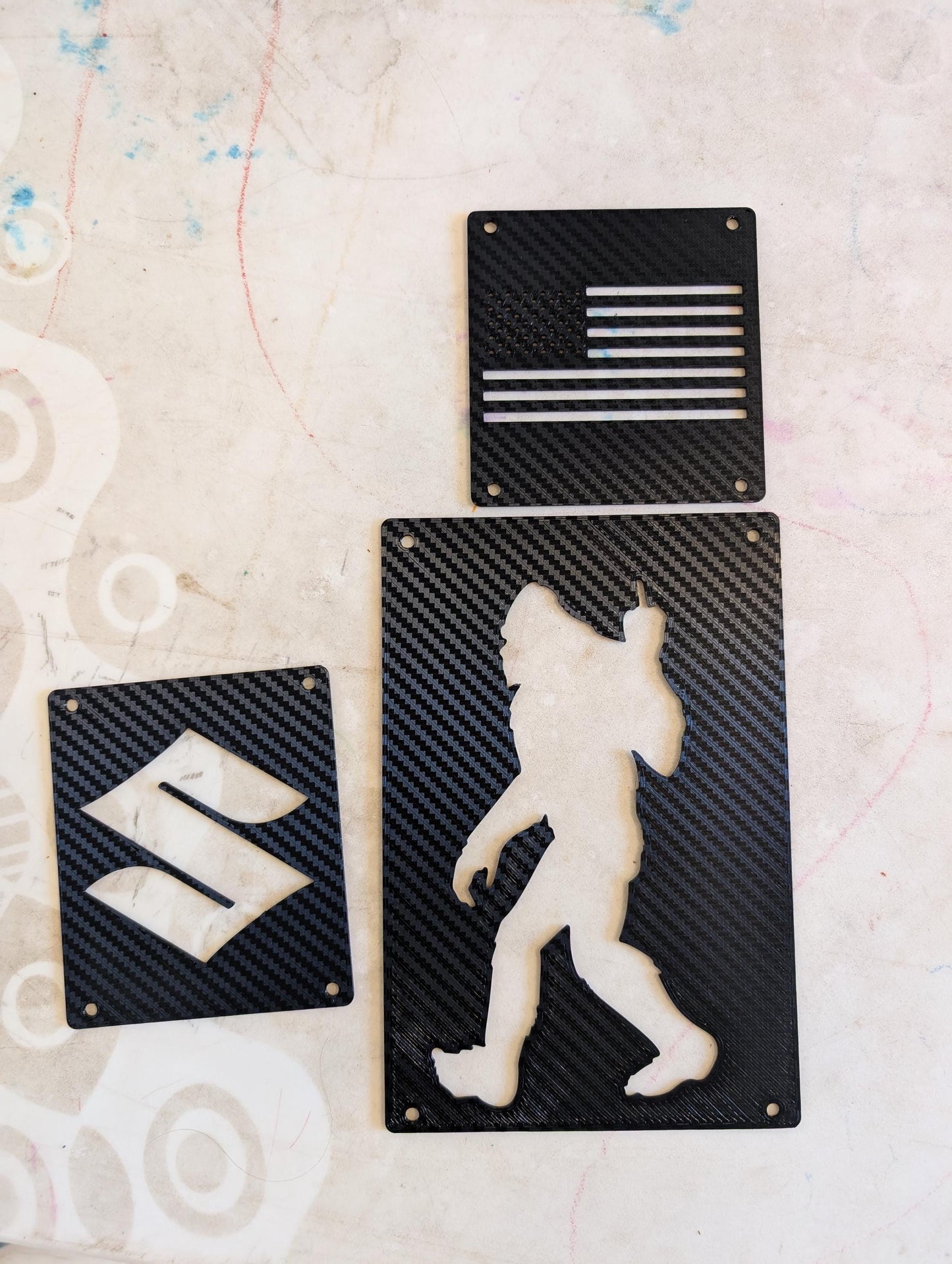 Customize Your Ride: Suzuki Kingquad Warning Tags