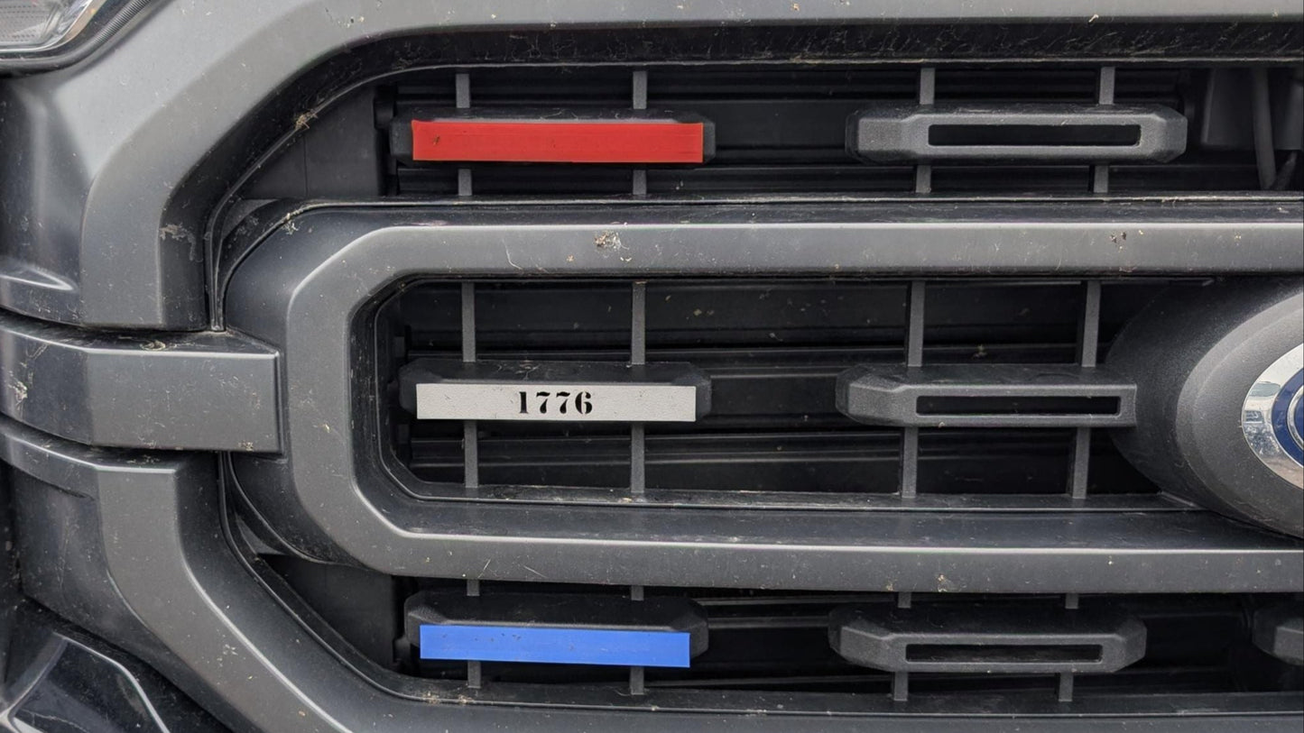 Ford F-150 Grill Accents (Set: Red, White, and Blue)