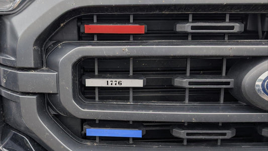 Ford F-150 Grill Accents (Set: Red, White, and Blue)