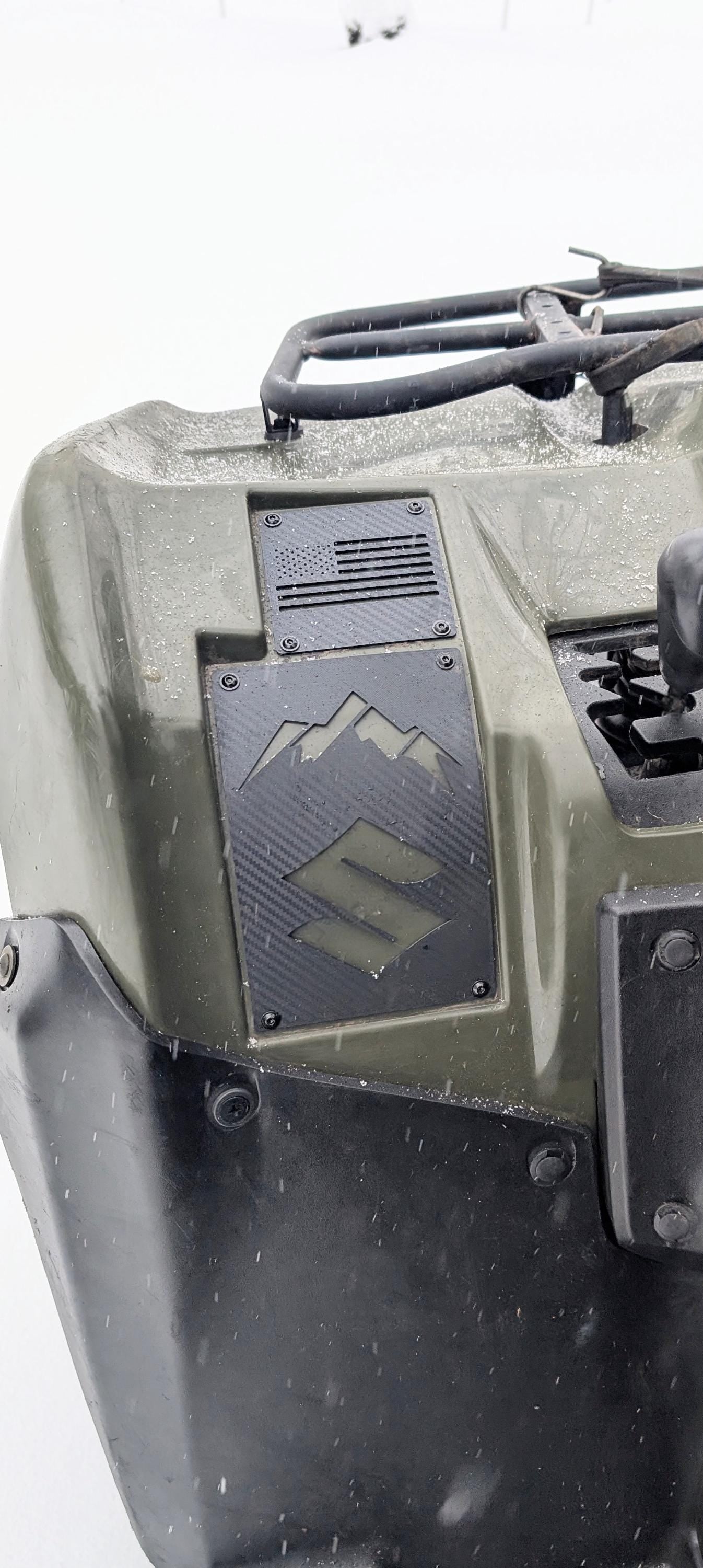 Customize Your Ride: Suzuki Kingquad Warning Tags