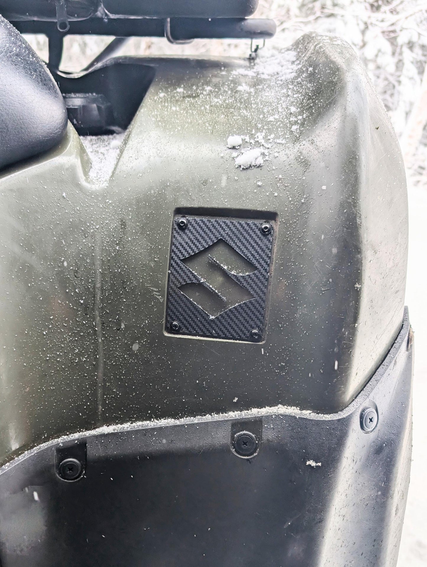 Customize Your Ride: Suzuki Kingquad Warning Tags