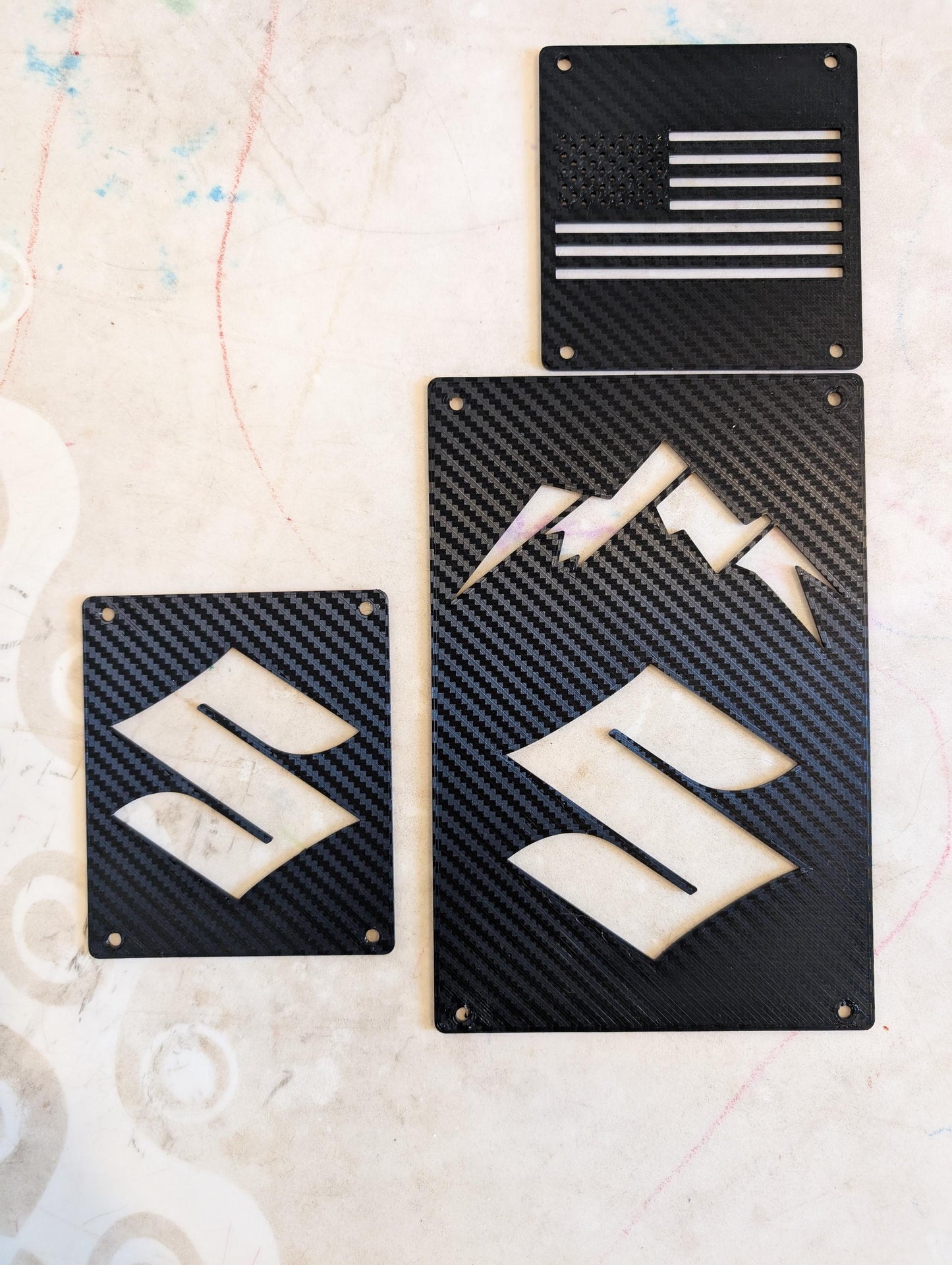 Customize Your Ride: Suzuki Kingquad Warning Tags