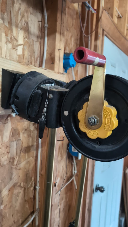 Downrigger Hanger for Track Systems